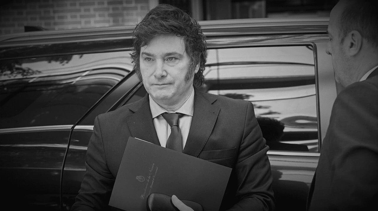 Javier Milei atravesó una de sus semanas más conflictivas desde que asumió la presidencia. Foto: Télam.