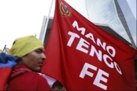 "Mano, tengo fe", un mantra que unió e ilusionó a Venezuela. Foto: Julio Reano (El Comercio).